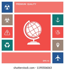 Globe symbol - Earth icon