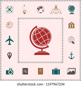 Globe symbol - Earth icon