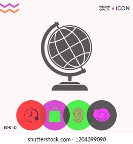 Globe symbol - Earth icon