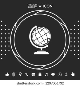 Globe symbol - Earth icon