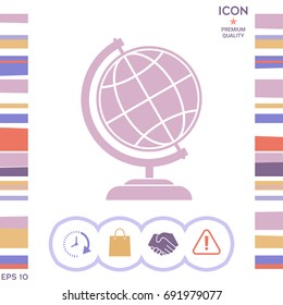 Globe symbol - Earth icon