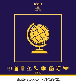 Globe symbol - Earth icon