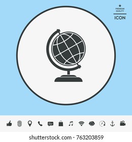 Globe symbol - Earth icon