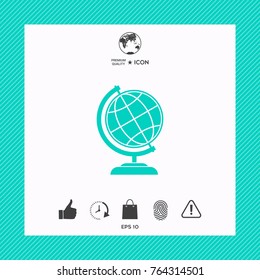 Globe symbol - Earth icon