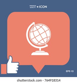 Globe symbol - Earth icon