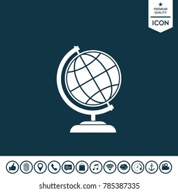 Globe symbol - Earth icon