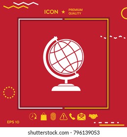 Globe symbol - Earth icon