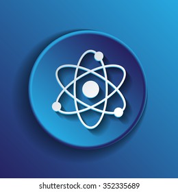 globe symbol of geography. symbol icon geography , the study of the world and the countries on the planet Earth