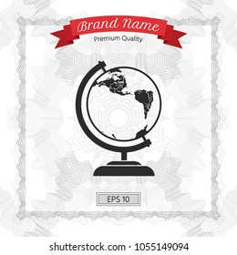 Globe symbol - icon