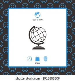 Globe symbol icon. Elements for your design