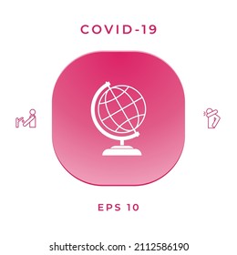 Globe symbol icon. Elements for your design