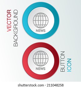 globe symbol. news.