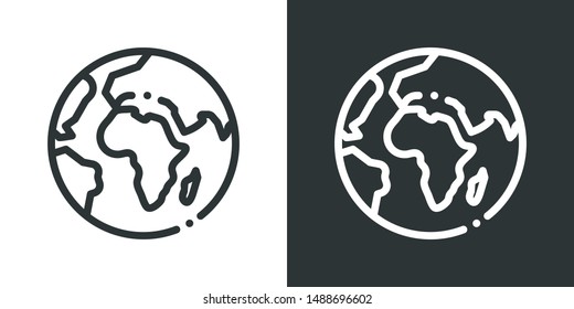 Globe Symbol Sign Icon Vector