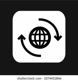 globe symbols icon