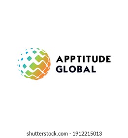 globe tech logo design eps
