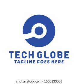 Globe Technology Logo Design Inspiration For Business And Company