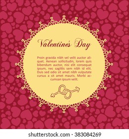Globe text with a background hearts red