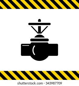 Globe valve icon