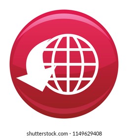 Globe vecto icon