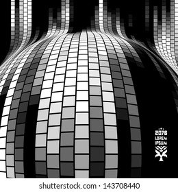 Globe. Vector abstract illustration.