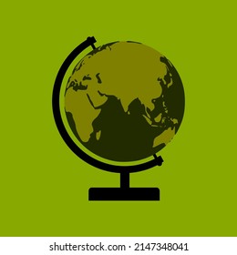 Globe, vector background to commemorate international earth day