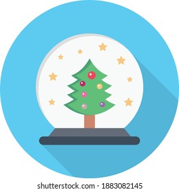 globe vector colour flat icon