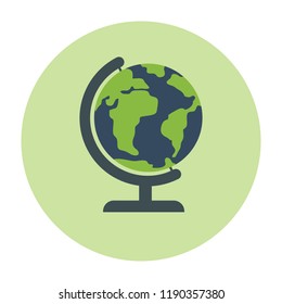 Globe vector flat icon