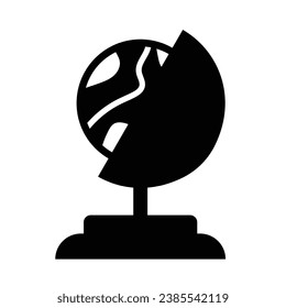 Globe Vector Glyph Icon For Personal And Commercial Use.
