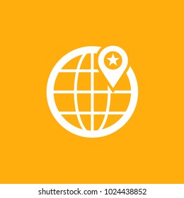Globe vector icon