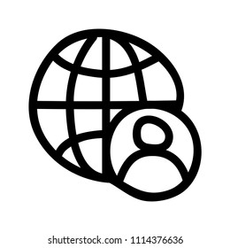 globe vector icon