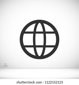 Globe Vector icon