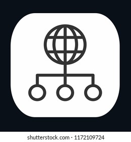 globe vector icon