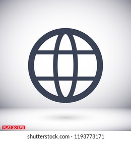 Globe Vector icon