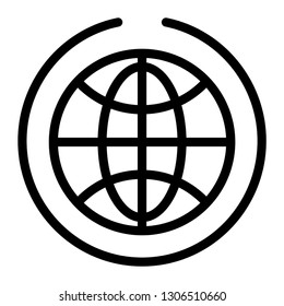 globe vector icon
