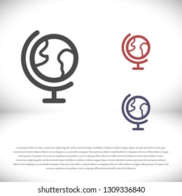 Globe Vector icon