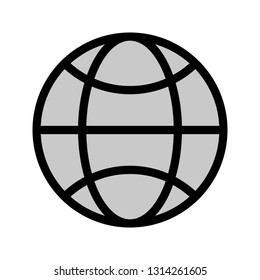 Globe Vector Icon
