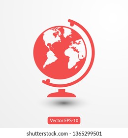 Globe vector icon