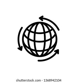 globe vector icon