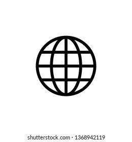 globe vector icon