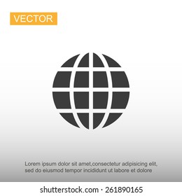 Globe vector icon