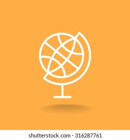 Globe vector icon