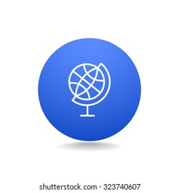 Globe vector icon