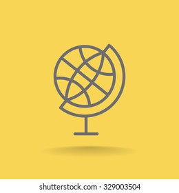 Globe vector icon