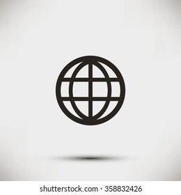 globe vector icon