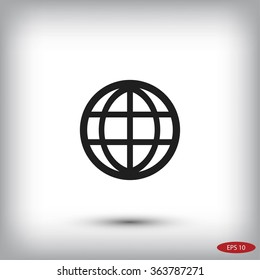 globe vector icon