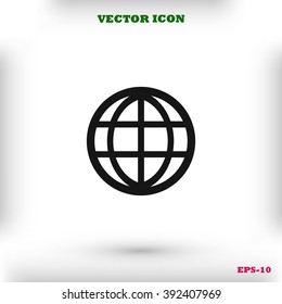 globe vector icon