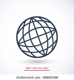 globe vector icon