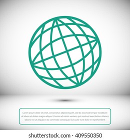 globe vector icon