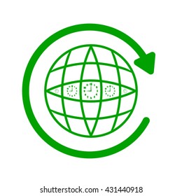 globe vector icon
