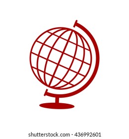 
Globe vector icon.